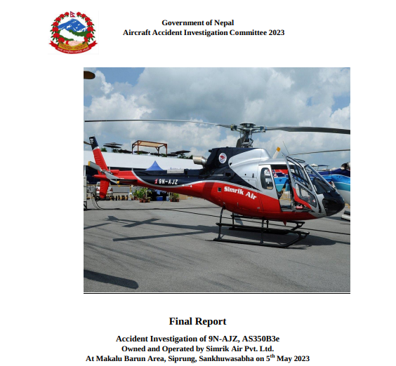 Pilot overcorrection caused fatal Simrik Air crash in Sankhuwasabha: Report